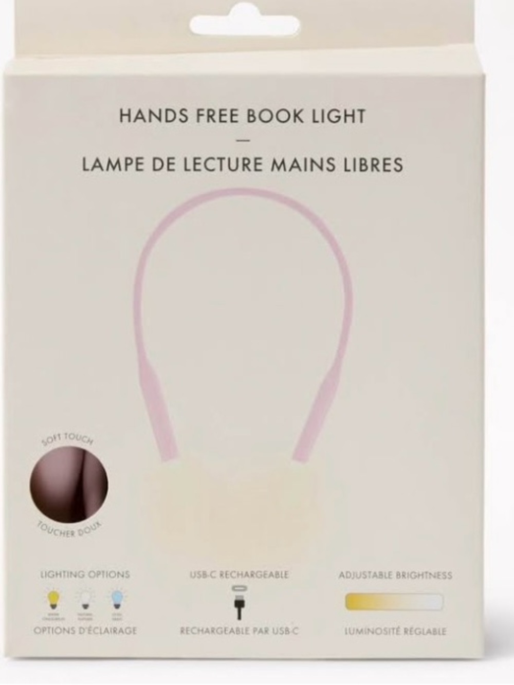 Hands Free Book Light - Pink